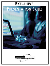 Image of the cover of the advanced presentation skills training manual.